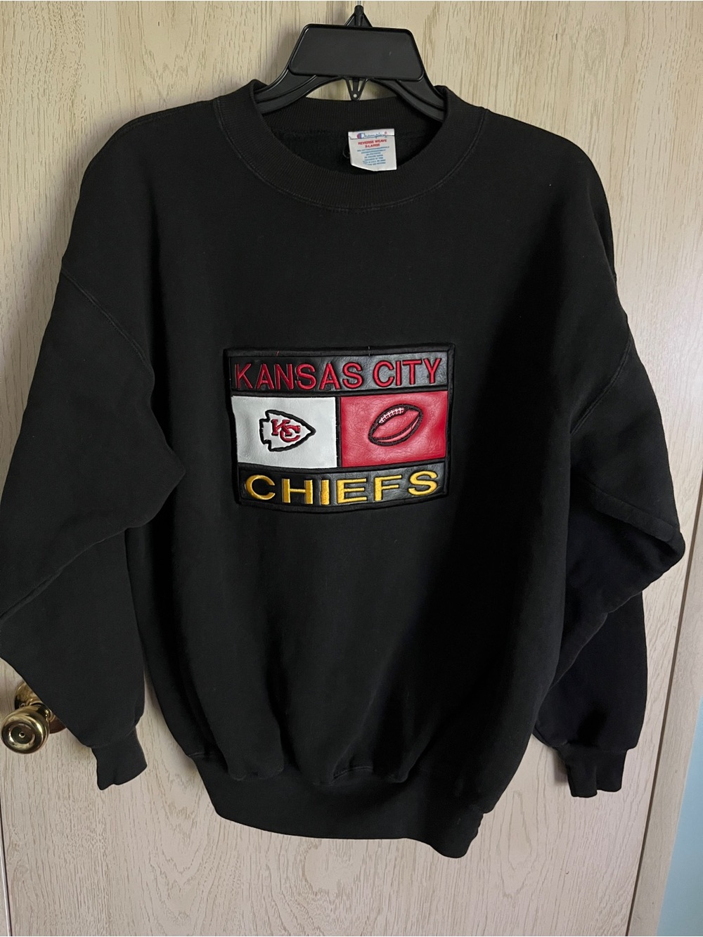 Vintage 1990s Champion Reverse Weave Kansas City Chiefs Sweatshirt XL